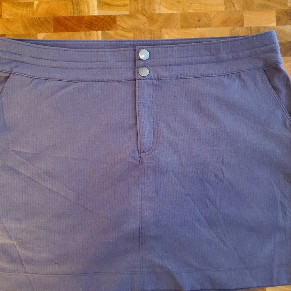 Prana Hiking Skort, Women's 12, Gray